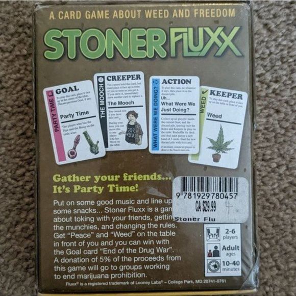 Stoner Flux Card Game Sealed NIB - Picture 4 of 6